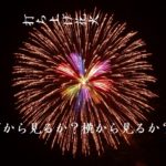 打ち上げ花火、下から見るか?横から見るか?動画配信、DVD・ブルーレイを比較